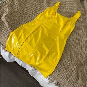 Latex Yellow Dress